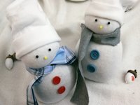 Love Decorations Socks Snowman